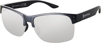 SOUTHPOLE Retro Semi Rimless Sunglasses