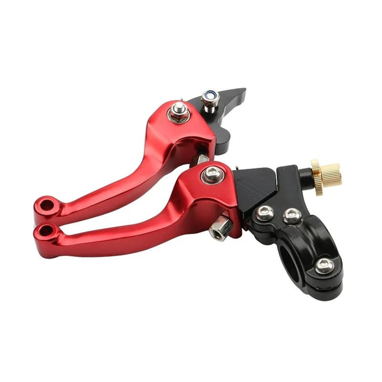 Qfdwcyz Red Motorcycle Clutch Levers 2Pcs Universal Brake Handle Clutch Fit For Crf Klx Motocross Atv Dirt Pit Bike Accessories 7/8'' 22Mm Levers Dropshipping(Red)