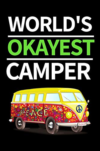 World's Okayest Camper: Funny Camping Notebook/Journal (6” X 9”) Unique Camper Gift Ideas For Christmas Or Birthday image 3