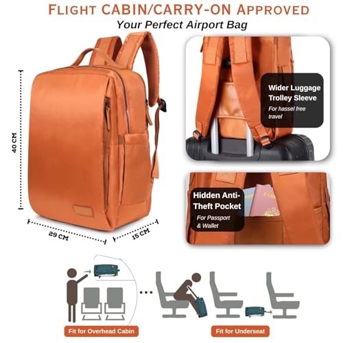 Image of VISMIINTREND Travel Backpack for Women & Men |Trendy |Stylish |Fits 17 Inch| Laptop Bag| College /Office /Travel /Tuition| Casual Backpack| Birthday Gift for Wife Sister| Corporate | Diwali Gifts