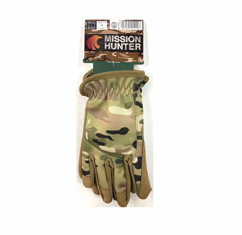 Amazon.co.jp: ﾏｲｸﾛﾌｧｲﾊﾞｰ素材 グローブ ミッションハンター (M 長さ