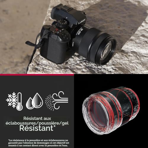 Panasonic Lumix S 28-200mm F4.0-F7.1 I Objectif Téléphoto Polyvalent Macro Plein Format S-R28200E (Zoom 200mm, Macro, Double Stabilisation, Tropicalisé, Compact et léger) Noir, Compatible Monture L
