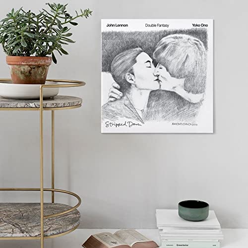 John Lennon – Impression sur toile pour décoration de salon ou de chambre à coucher – 50 x 50 cm - Les Beatles, Paul McCartney, John Lennon, RIngo Starr, George Harrison John Lennon - Impression sur toile pour décoration de salon ou de chambre à coucher - 50 x 50 cm – Image 5