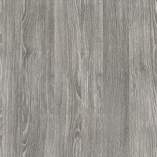Klebefolie d-c-fix Holz Optik Selbstklebende Möbelfolie Küche Tür Möbel Deko Bastel Tapete Folie Holzdekor (Eiche Sheffield perlgrau, 210 x 90cm) Cover