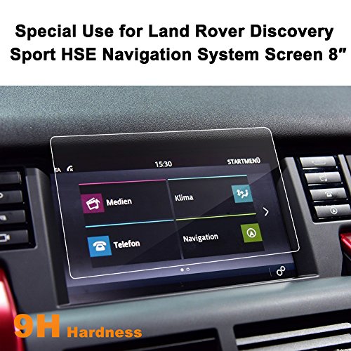 LFOTPP Fit for Land Rover Discovery Sport HSE 2015-2016 8-Inch Car Navigation Screen Protector,LFOTPP [9H Hardness] Tempered Glass In-Dash Screen Protector Center Touch Screen Protector Anti Scratch High Clarity