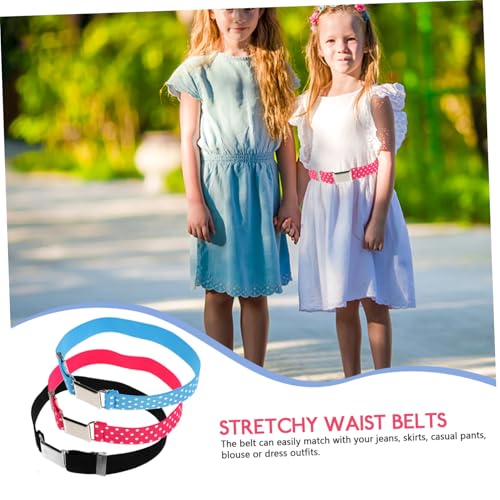 3pcs Elastic Waist Belts for Boy Girl Stretchy Boy Girl Belts and Comfortable Waist for Boys and Girls4