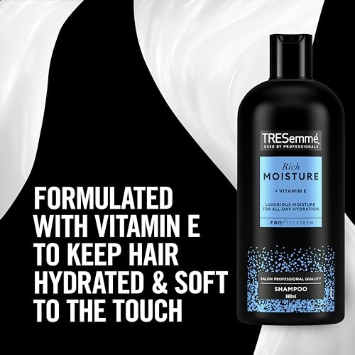 TRESemmé Rich Moisture luxurious moisture Shampoo for damaged hair 1x680 ml & TRESemmé Keratin Smooth Shampoo hair care product with hydrolysed keratin for 72h frizz control & shine 1x680 ml 2 piece - Image 3