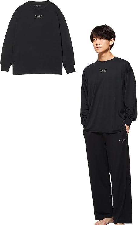 MTG｜エムティージー シックスパッド リカバリーウェア スリープトップ Sサイズ MTG SIXPAD Recovery Wear Sleep Top S size ブラック SO-AF-03A-S
