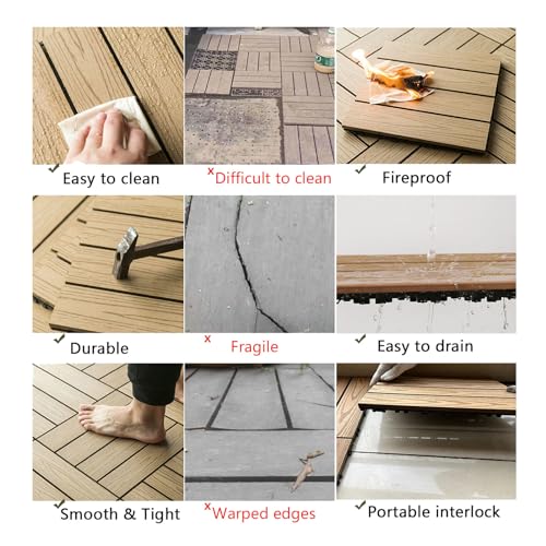 Baldosas de composite entrelazadas para transformar tu balcón y terraza exterior 6