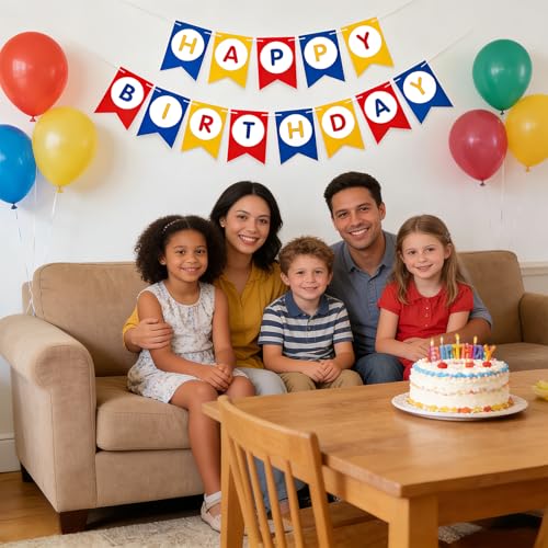 Image of Happy Birthday Banner Birthday Party Supplies (Blue)