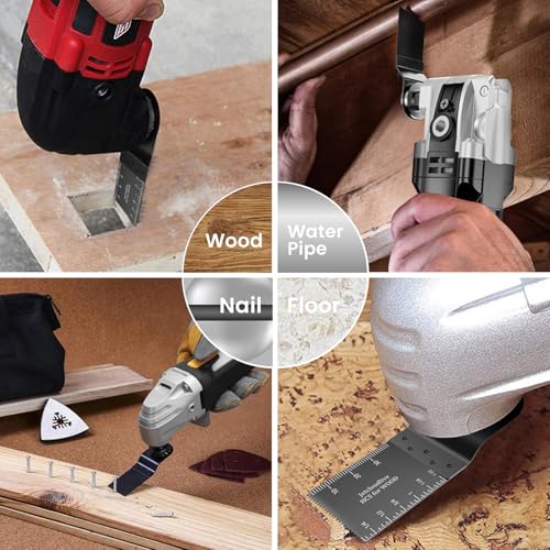 10Pcs Universal Oscillating Quick Release Saw Set Multitool Tool Blade for Bosch Craftsman Dremel Fein Ridgid Tch Makita Milwaukee 7 10Pcs Universal Oscillating Quick Release Saw Set Multitool Tool Blade for Bosch Craftsman Dremel Fein Ridgid Tch Makita Milwaukee - Image 7