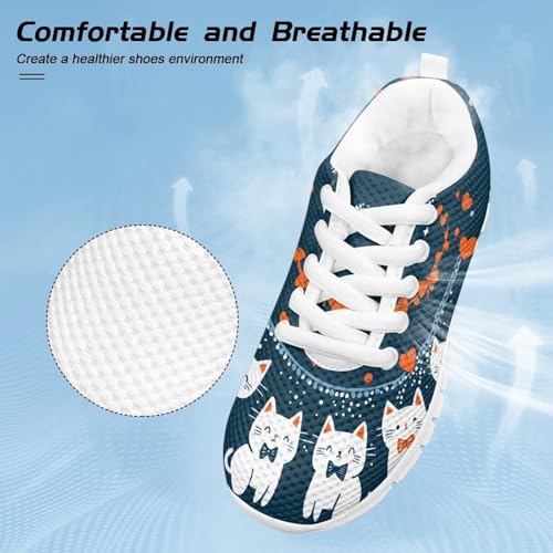 Kids Lightweight Running Shoes Girls Mesh Indoor Outdoor Fitness Shoes Training Sneaker Sports Athletic Tennis Shoes for Little Kid Size11-13/ Big Kids Size1-53