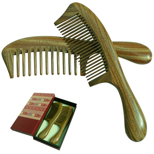 Set de Peines de Madera para Cabello Sandalwood miniatura 1