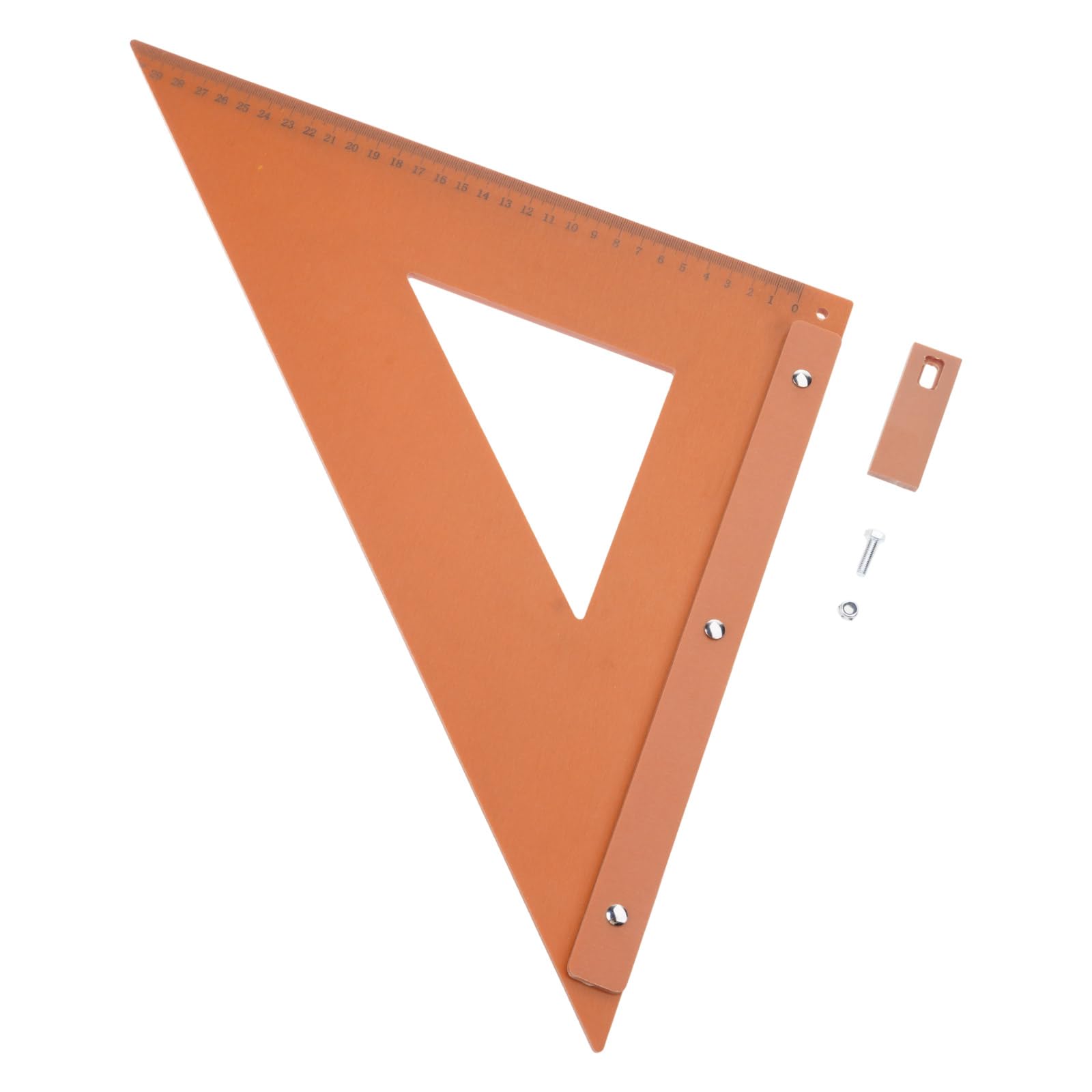 Duty Triangular Measuring Instrument for Technical Drawing and Building Layouts Measuring Tool for Carpentry