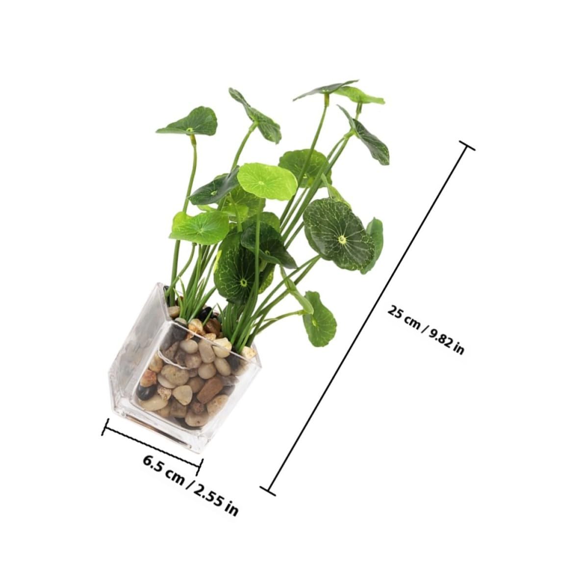 2 Pezzi Piccolo Bonsai Finto in Vaso, Pianta Artificiale Verde
