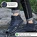 Men's Women's Winter Barefoot, Hiking Boots Caspar Pro Non-Slip Waterproof Winter Barefoot Shoes Winter Boots Winter Short Boots(901 Black,Women6/Men4)