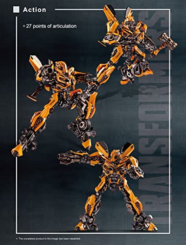 Mtlakemotor DS_08105 Transformers Bumblebee Camaro Figure Model Kit – Easy To Assemble 3D Articulated Action Figure Pre Painted Collectible Series Toys Hobby 08105 thumb #3
