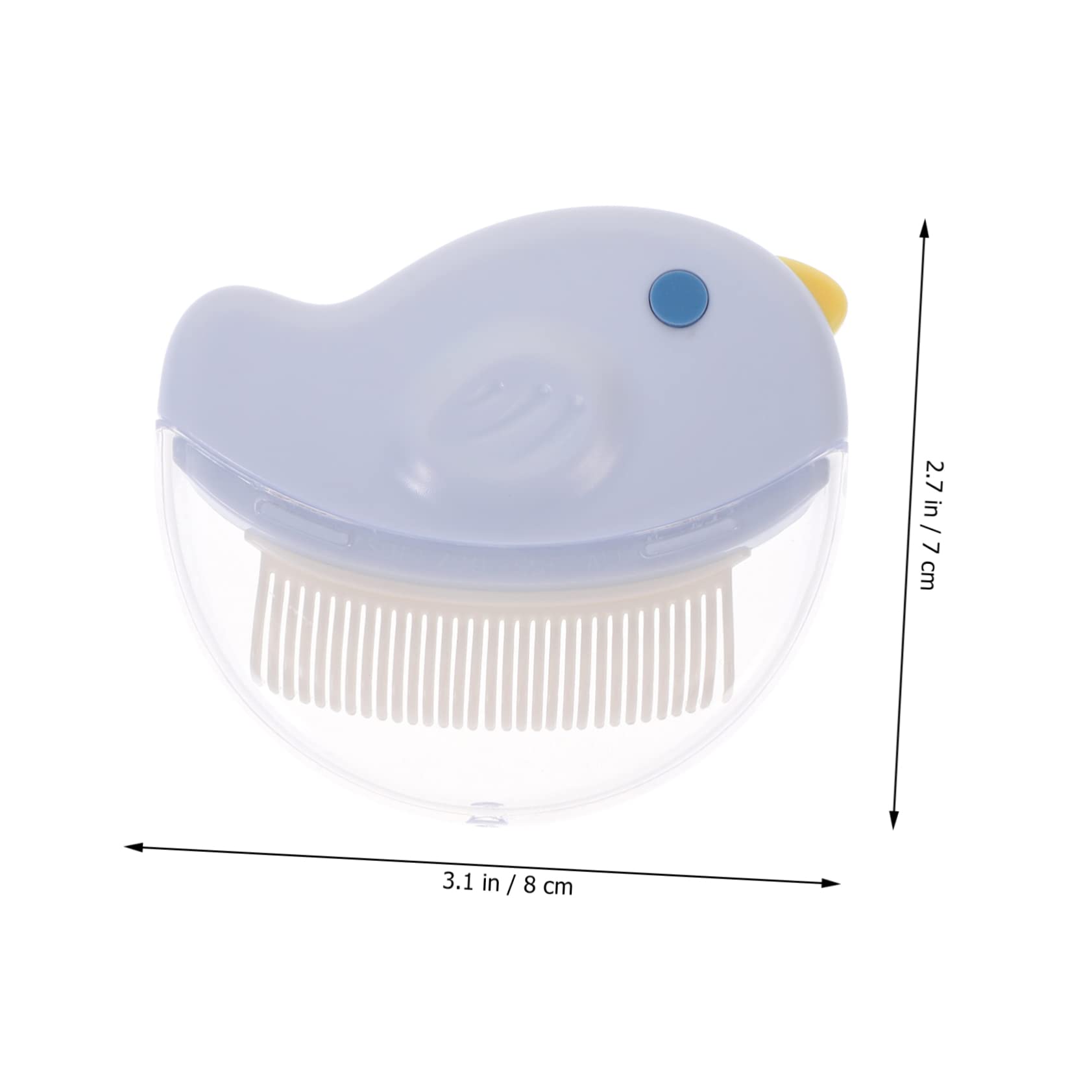 Kisangel 6piezas Peine De Aseo Para Cepillos Para y Gatos De Limpieza y Masaje Para Pelo y Diseño y Portátil