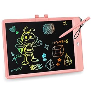 KOKODI LCD Writing Tablet, Valentines Day Gifts for Kids,10 Inch Colorful Toddler Doodle Board Drawing Tablet, Erasable Reusable Electronic Drawing Pads, Educational and Learning Toy for Kids