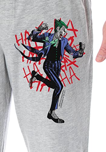 DC Comics Men's The Joker HA! HA! HA! Broken Mind Adult Sleepwear Lounge Pajama Pants3