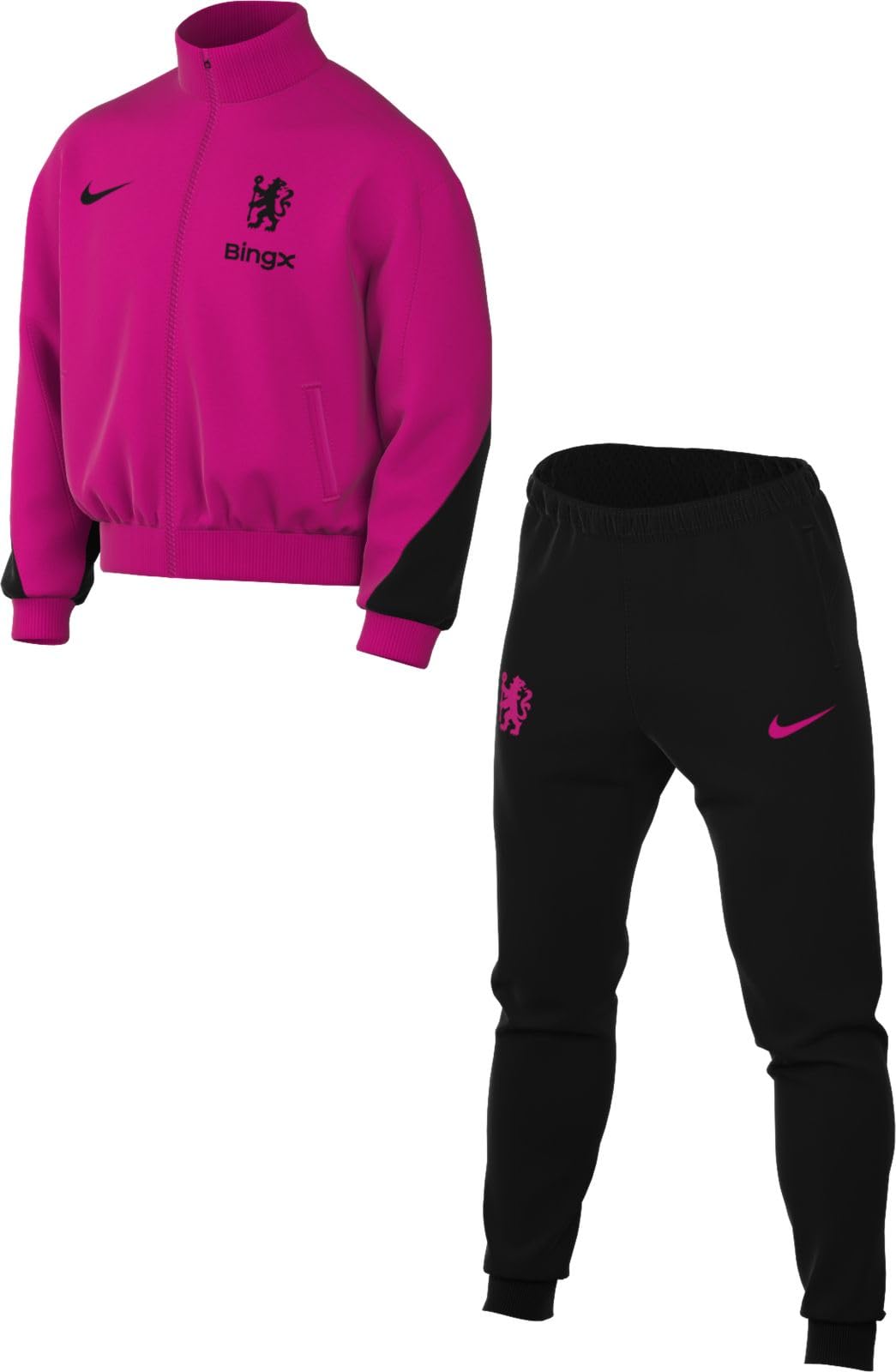 Nike Chelsea 24/25 Dri-Fit Strike Third Tracksuit Pink/Black