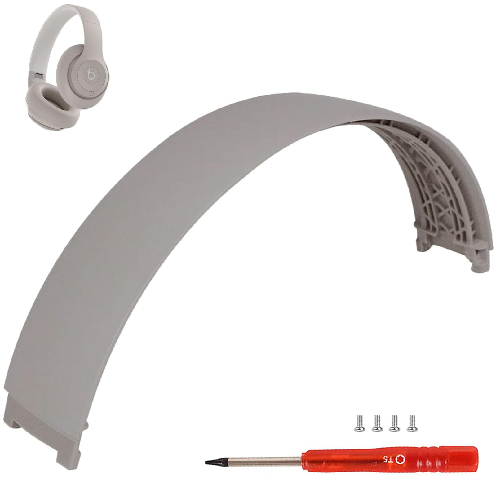 Beat Studio Pro Headband as Same as Stock Arch Band Replacement Parts Repair Kit Compatible with Beats by Dre Studio Pro/A2924 and Studio 3/A1914