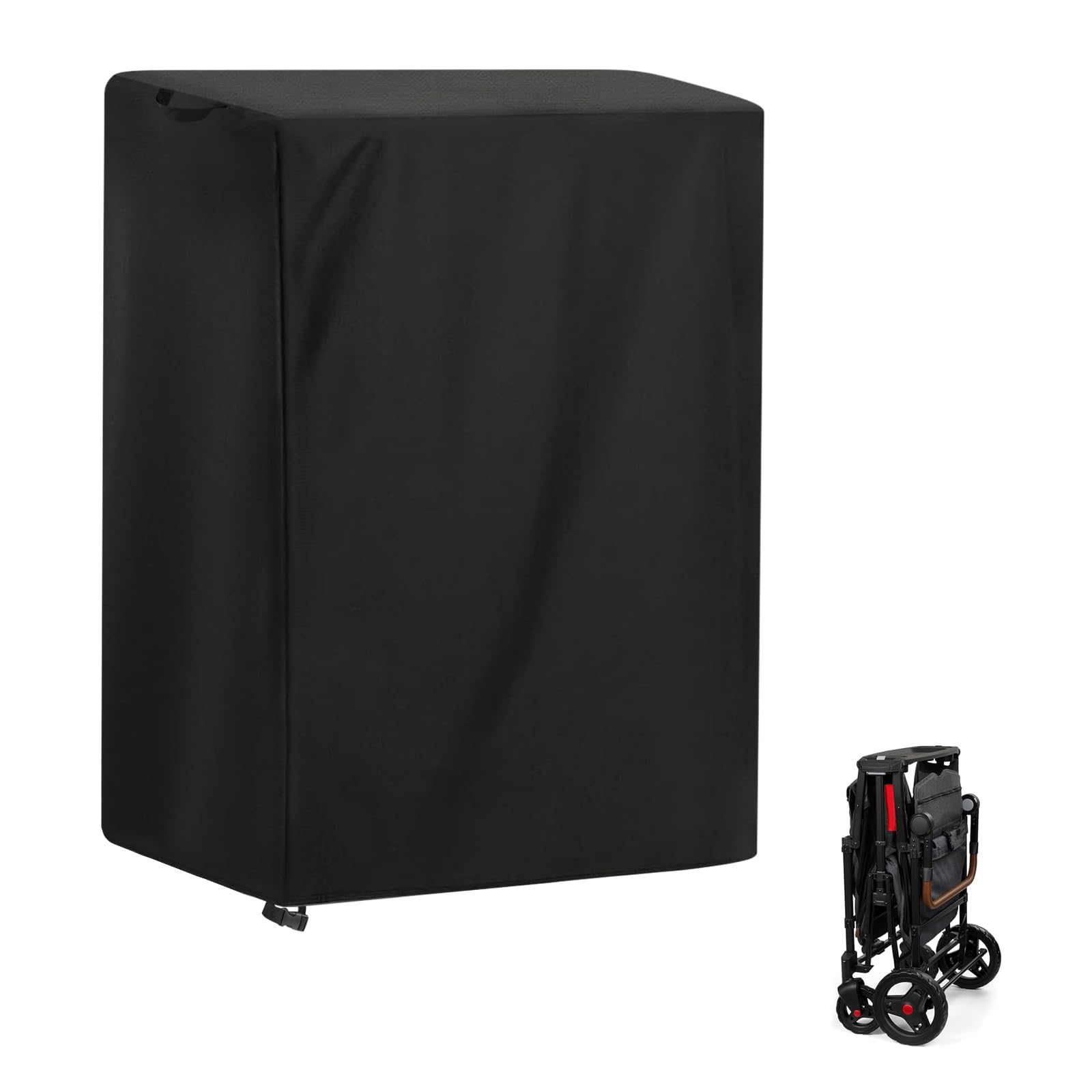 Hengme Stroller Wagon Cover for Travel,Waterproof Quad Stroller Cover for Wonderfold W2 Foldable Wagon for Kids-26 W x 15.7