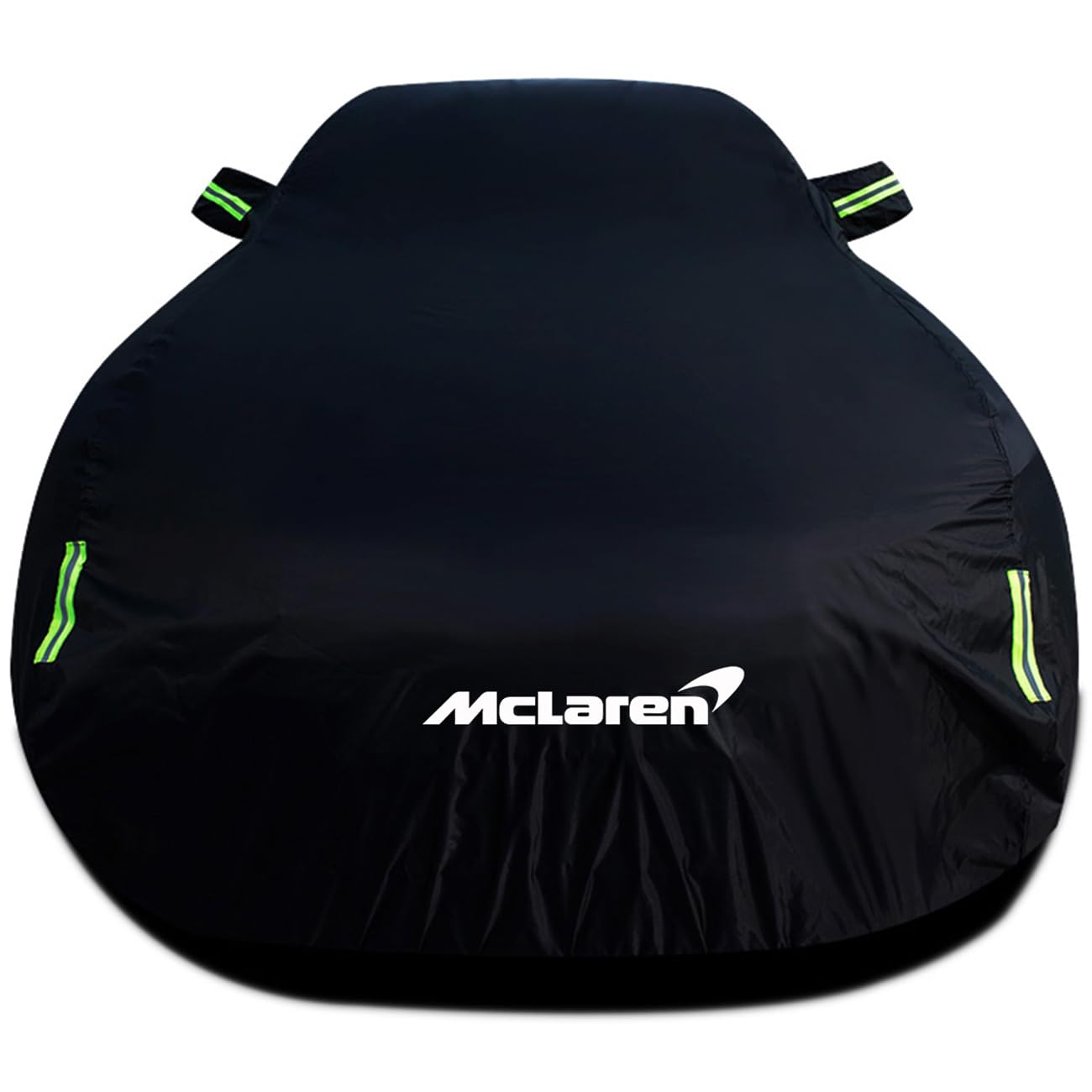 Waterproof Car Cover for McLaren Senna GTR 2018, Thickened Double Layer Breathable Dustproof Protection Full Car Cover,Black