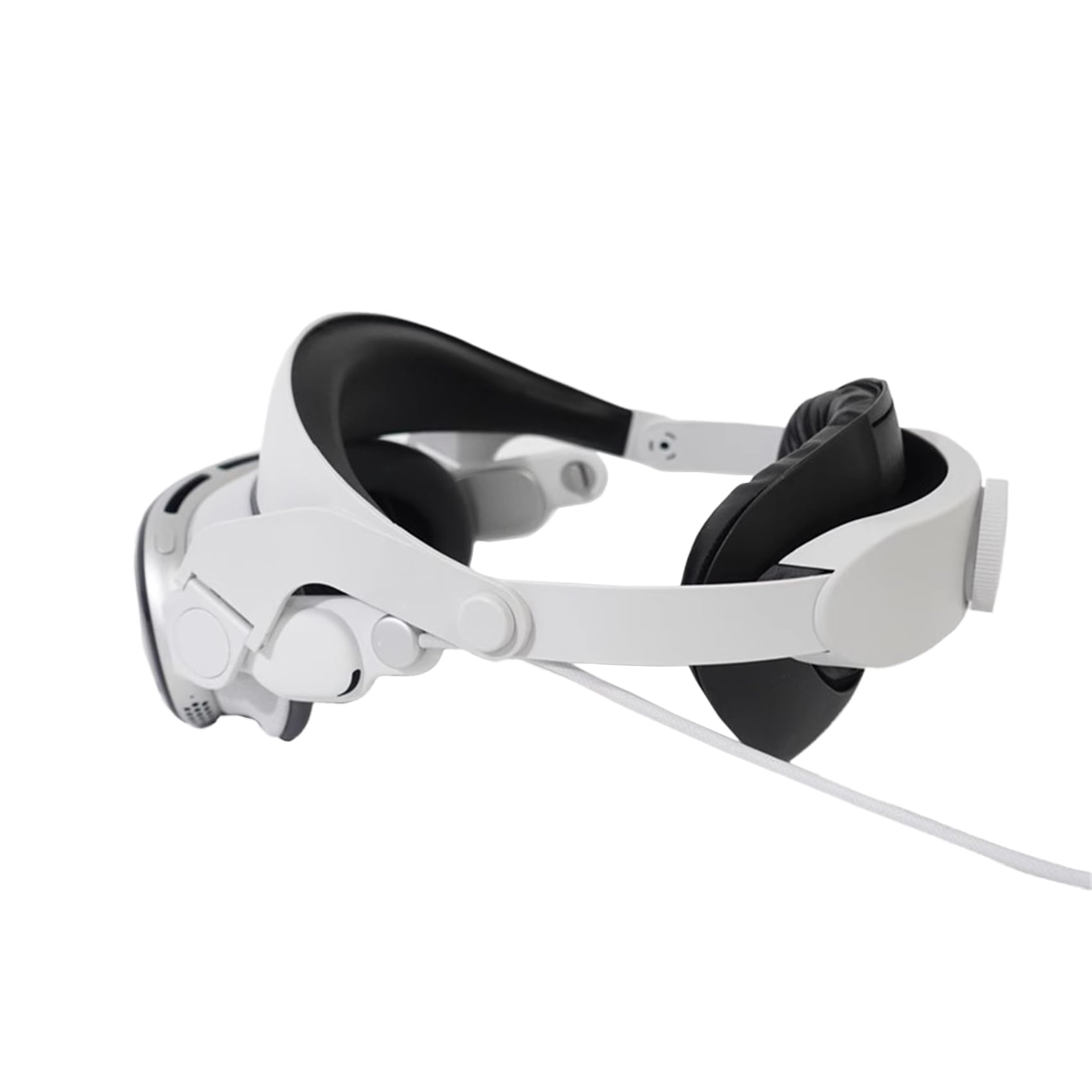 Fascia per la testa regolabile compatibile con Vision Pro, MR Headset Fascia con cinghia Elite Comodo cuscino Pad Cinghia di decompressione Ergonomia VR Accessori