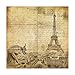 MONTOJ Retro Wieża Eiffla mata stołowa podkładki zmywalne kuchenne maty stołowe odporne na plamy 30 x 30 cm
