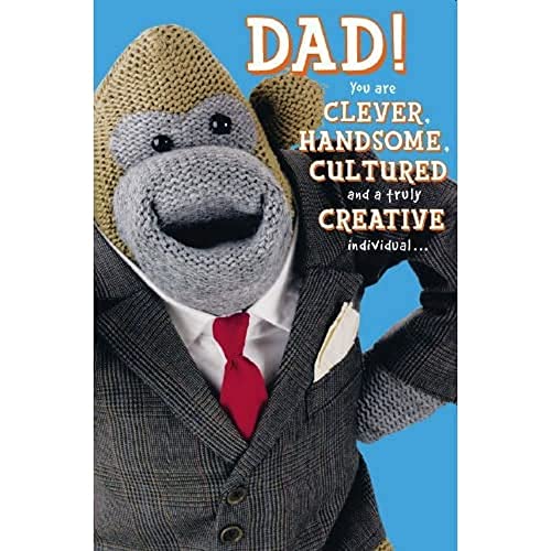 Monkey-Bigliettino per la festa del papà