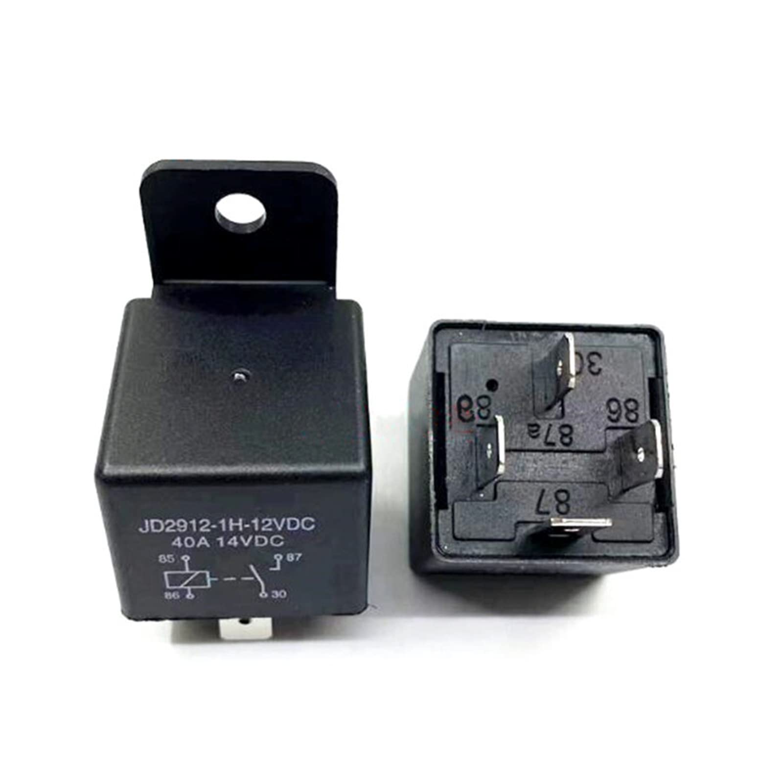 GJZIFGFWQ CAR Relay JD2912-1H-12VDC JD2912 1H 12VDC JD29121H12VDC 12V DC12V 40A 4PIN AUTO(10PCS)