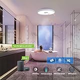 ASALL Smart Waterproof LED Ceiling Light Fixture thumbnail 2