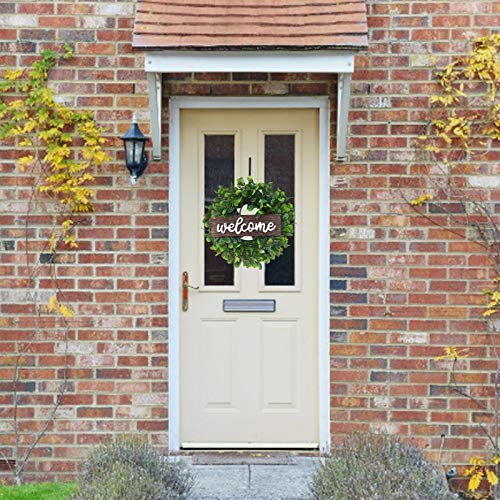 image for Rockia Artificial Flower Outdoor Wreath for Front Door Year Round Bles