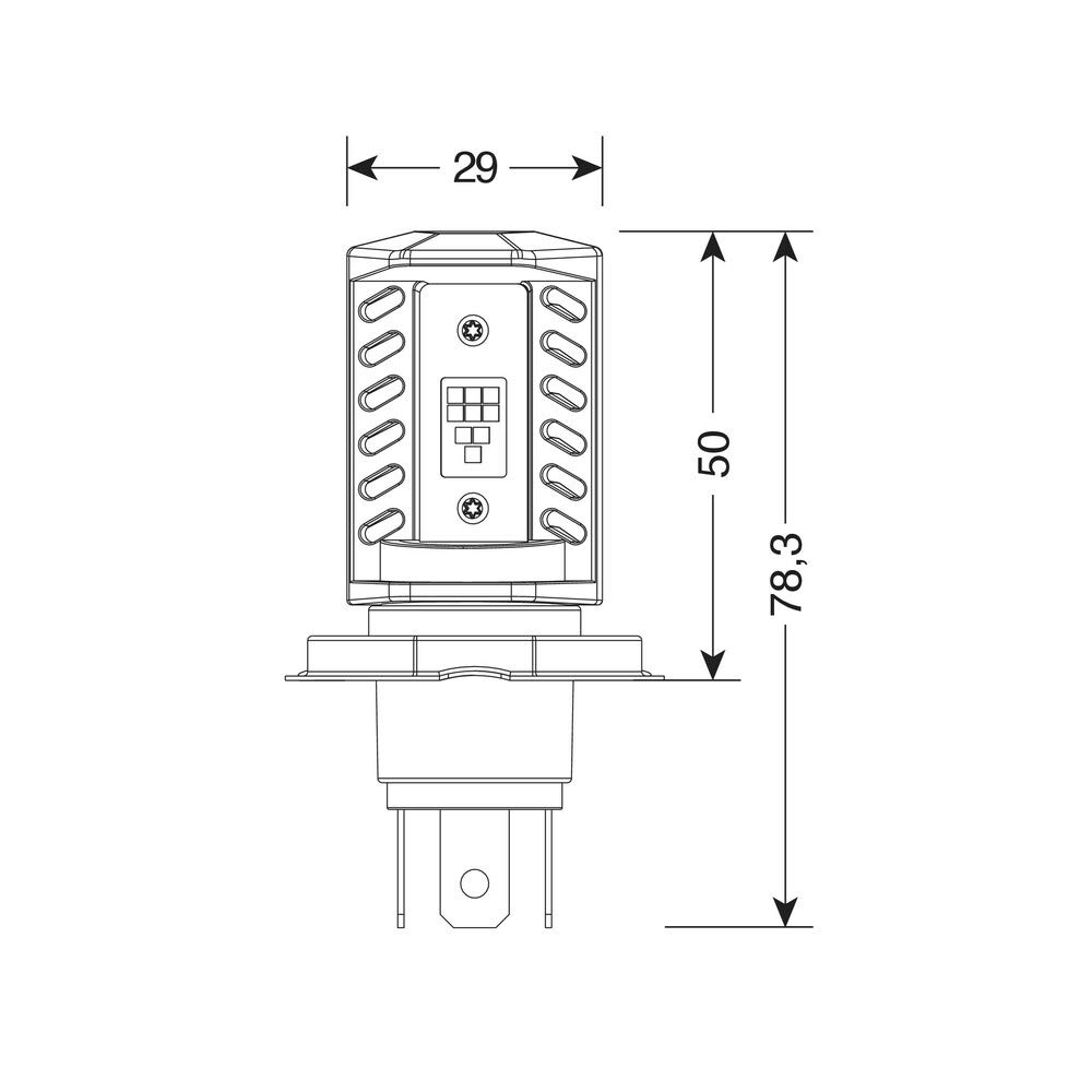 9/32V Halo Led Serie 5 Blaster - (H7) - 20W - PX26d - 2 pz - Scatola