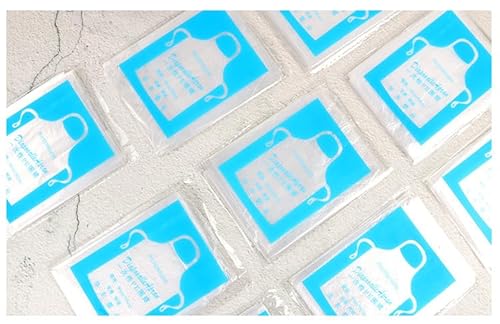 Bluelark Disposable Aprons (50 Count) Waterproof Plastic Apron For Painting thumb #7