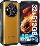 DOOGEE V30 PRO 5G Rugged Smartphone Unlocked, 32GB+512GB/2TB TF Dimensity 7050 Octa Core Waterproof Android 13 Mobile Phones, 10800mAh, 200MP Main Camera Dual Sim Cell Phone/WiFi6/OTG/NFC