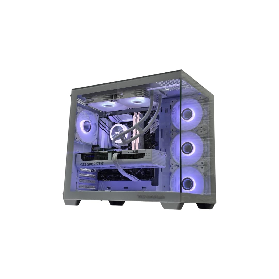 Gaming PC, AMD Ryzen 7 7800X3D 5.0GHz, RTX 5070 12GB, 32GB DDR5 6000MHz RAM, 1TB NVMe SSD, White ARGB Liquid Cooling