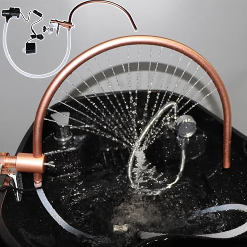 Cadre de circulation d'eau pour spa de tête avec inclinaison réglable à 180°