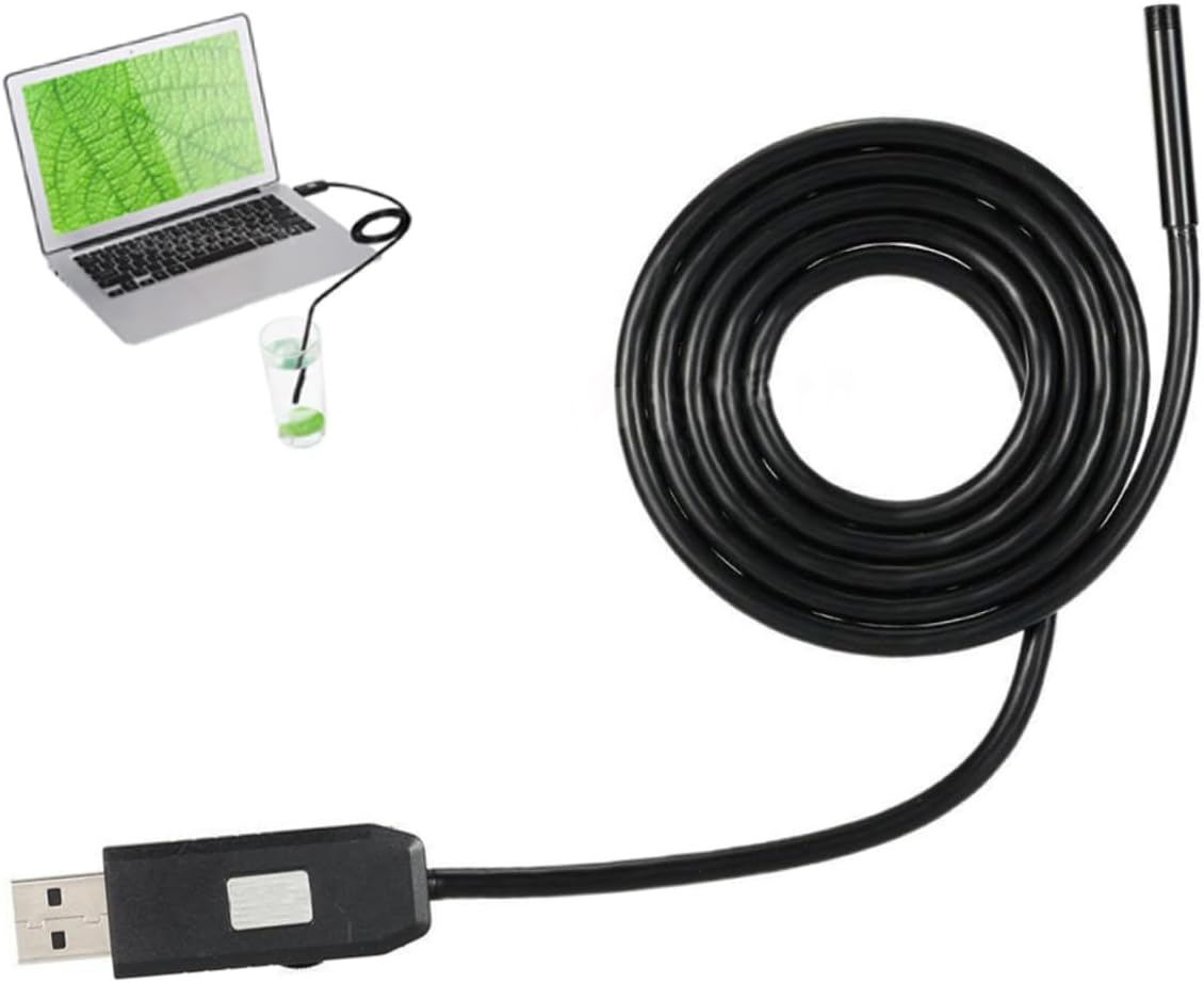ULTECHNOVO 2m Inspection Camera for Phones and Pc Rated Led Light USB Scope for Underwater and Hard Reach Areas