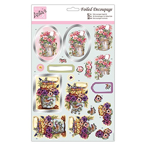 Anita's Foiled Decoupage - Blooming Delight