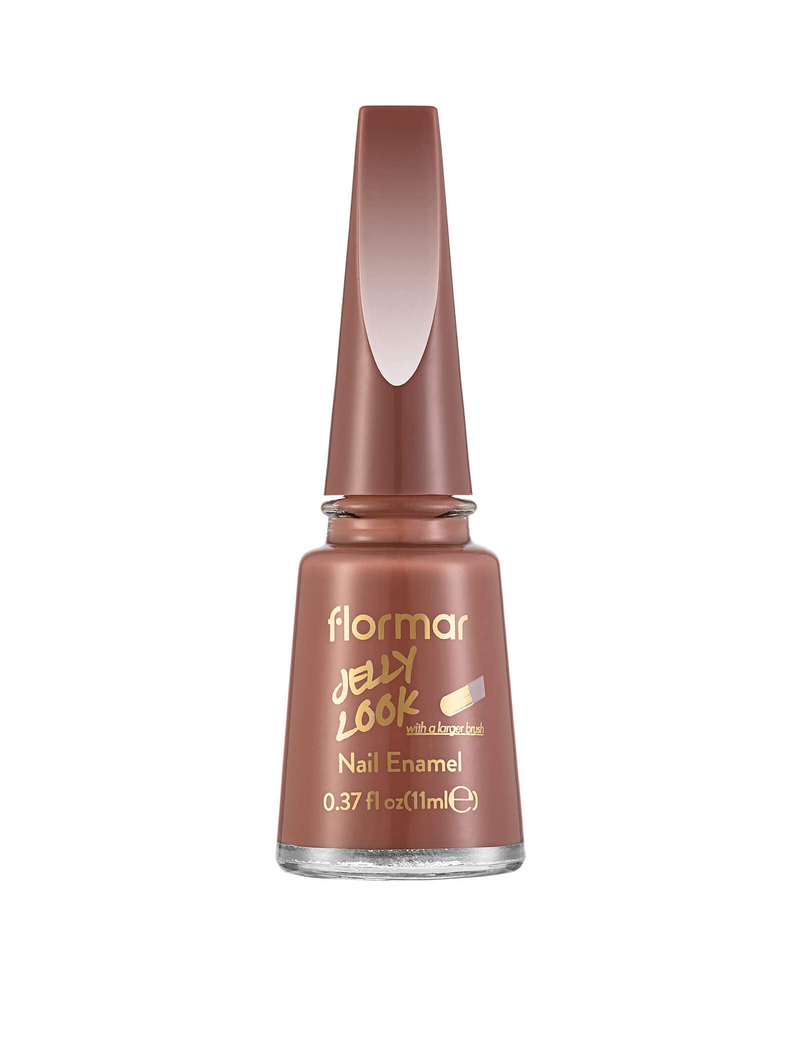Flormar Oje- Jelly Look Nail Enamel Ultra Parlak Koyu Bej Oje 8690604568864 34000007-JL54 TERRACOTTA One Size