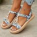 Sandalias bohemias con tiras trenzadas para mujer Imagen de Sandalias bohemias con tiras trenzadas para mujer