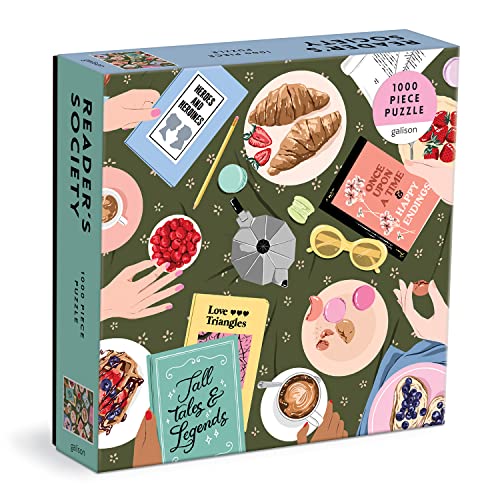 Galison - Puzzle Reader's Society de 1000 Piezas para Adultos miniatura 1