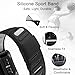 omee Silicone Sport Band Compatible with Whoop 5.0 Band Strap Men Women, Breathable Sport Adjustable Waterproof Replacement Wristbands Straps for Whoop 5.0 Silicone Bands