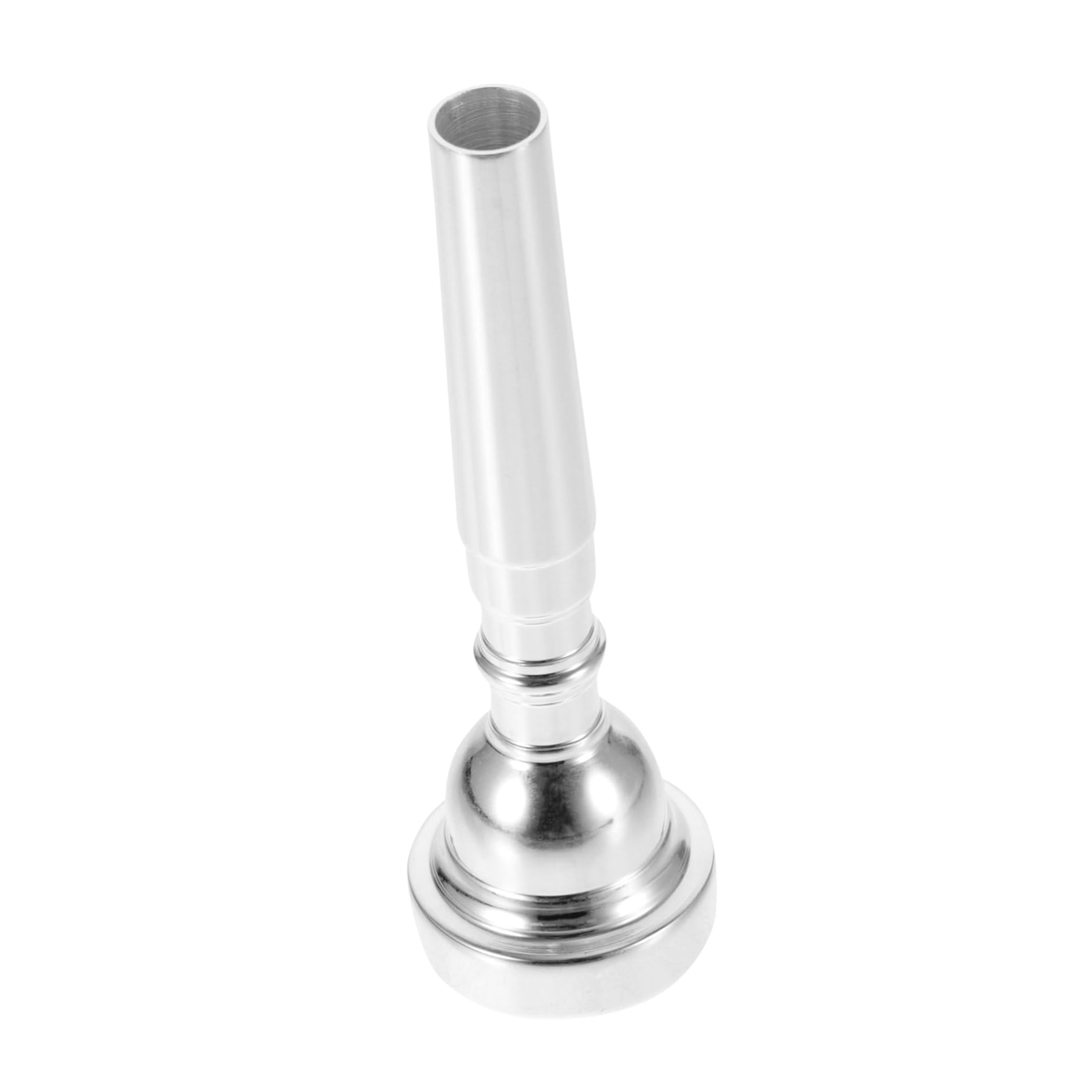 ifundom Durable Silver Trumpet Mouthpiece Replacement for Trumpeter Brass Trumpet Instrument Accessory
