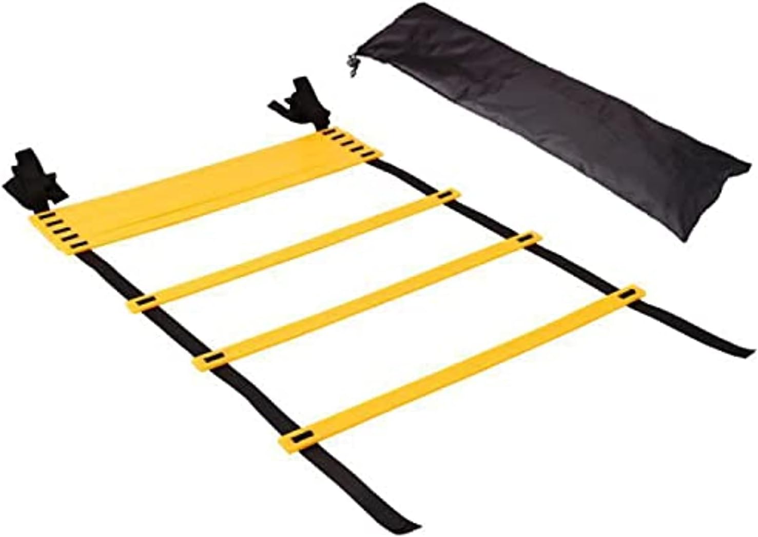 SKY-TOUCH Adjustable Agility Ladder, Soccer and Football Training, Speed Fitness Drill Training with Storage Bag, 4 Meters 8 Rung