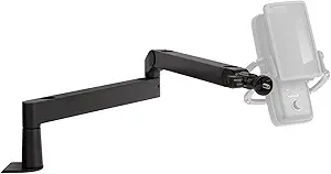 Elgato Wave Mic Arm LP - Premium Low Profile Microphone Arm with Cable Management Channels, Desk Clamp, Versatile Mounting, and Fully Adjustable – For Podcasting, Streaming, Gaming, and Home Office