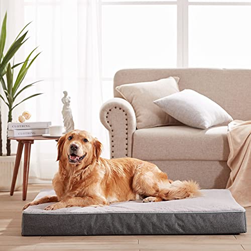 PETABBY Memory Foam Dog Bed for Large Dogs Orthopedic, Waterproof Cooling Dog Bed with Liner and Removable Washable… - Image 6