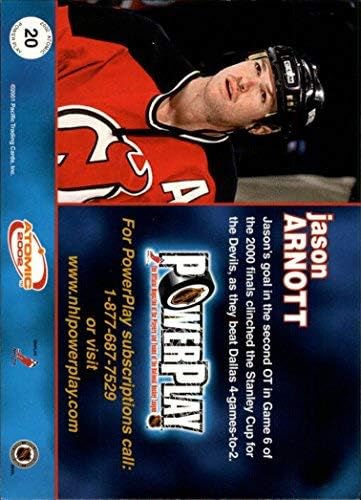 Miniatura 2 de 2001-02 Atomic Power Play #20 Jason Arnott NHL Hockey Trading Card